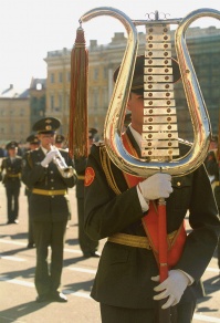 Бунчук в составе военного оркестра