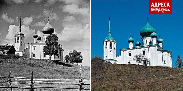 Интересные места Старой Ладоги в фотографиях 1909 и 2004 годов