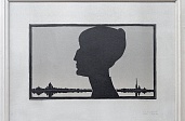 Портрет Анны Андреевны на фоне Петербурга